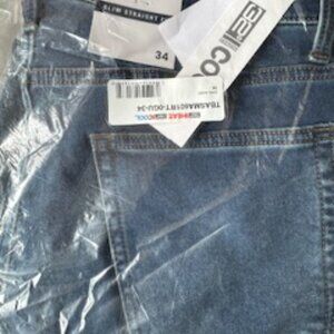 Men's 32 Cool Sweatpant Jeans, Size 34 Dark Wash Blue